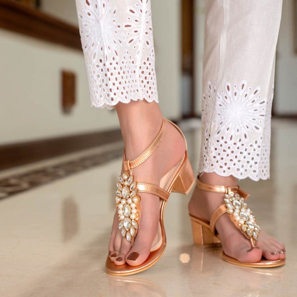 Verona Rose Gold Sandals | ŽIVA