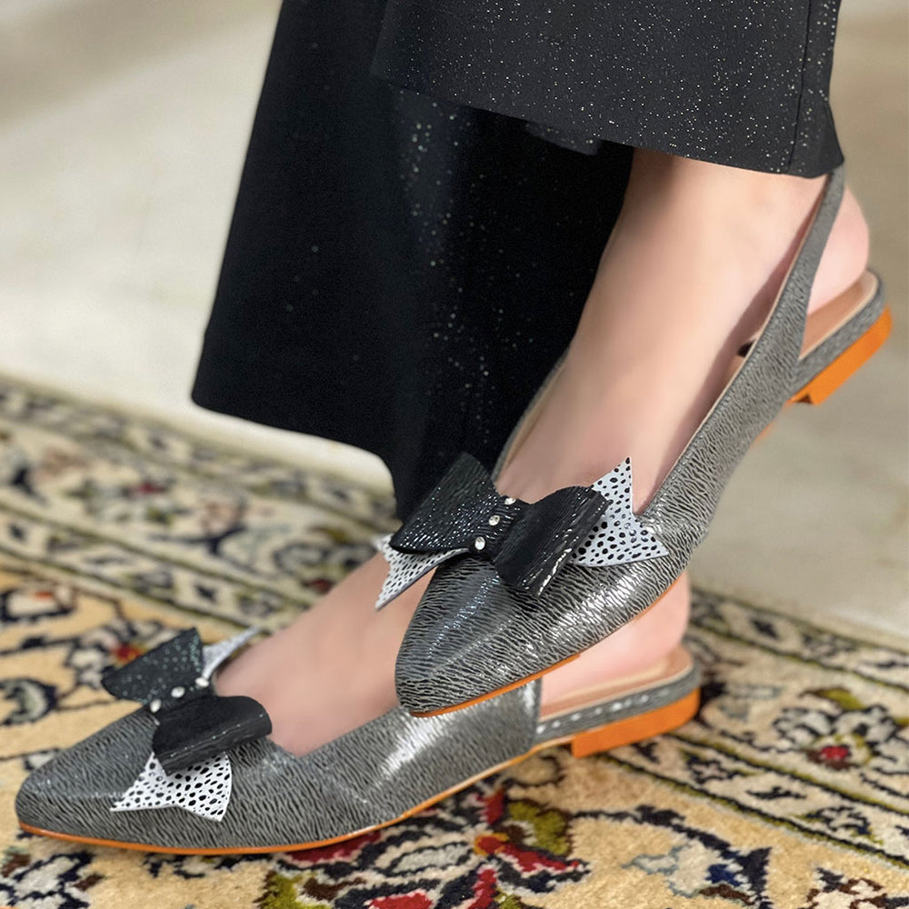 
            
                Load image into Gallery viewer, Alice Grey Slingback.
            
        