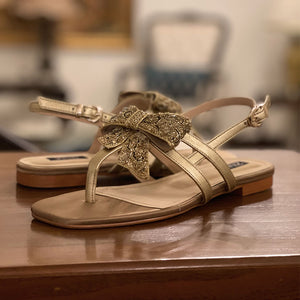 Rosie Golden Sandals.
