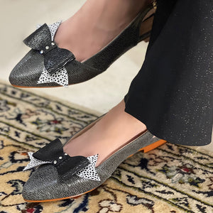 
            
                Load image into Gallery viewer, Alice Grey Slingback.
            
        