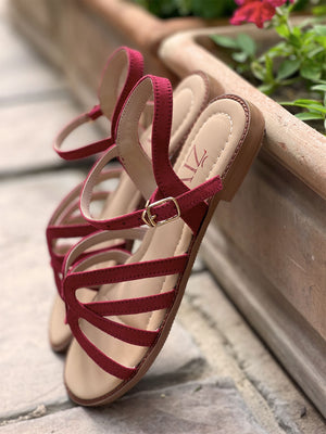 
            
                Load image into Gallery viewer, Cherry Pop Red Sandals
            
        