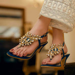 Zora Blue Heels